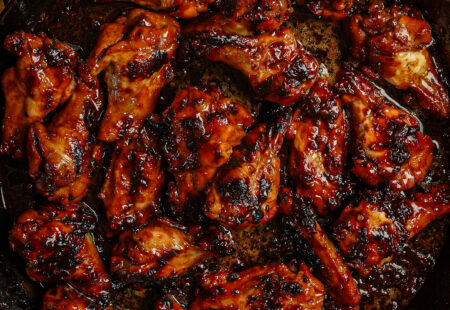Bacon Honey BBQ Wings