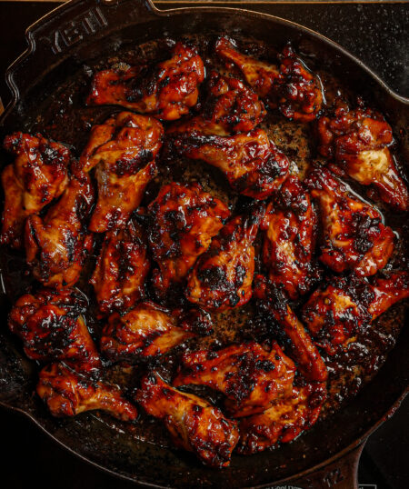 Bacon Honey BBQ Wings