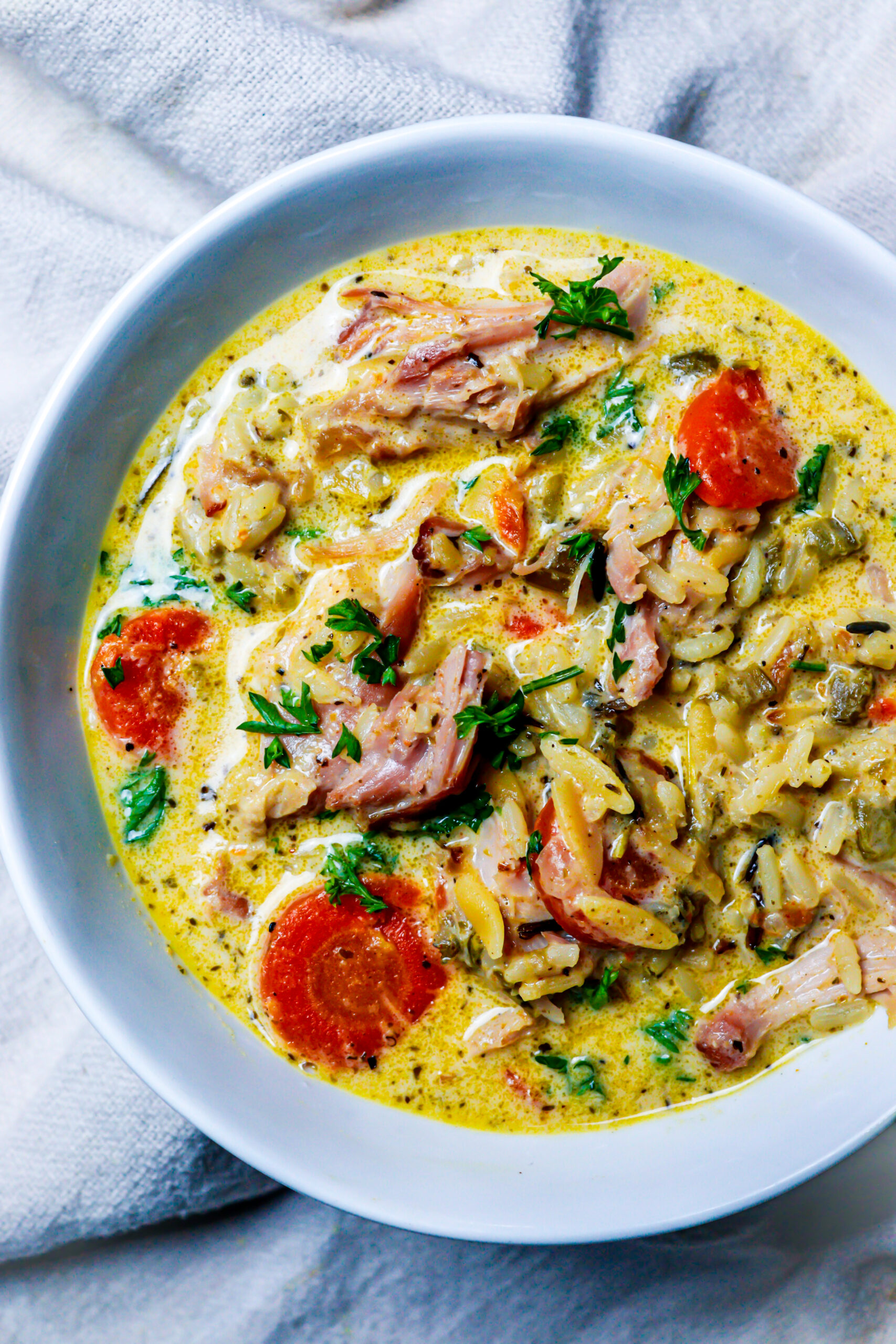 Smoked Turkey & Wild Rice Soup