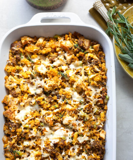 Easy Turkey Stuffing Casserole
