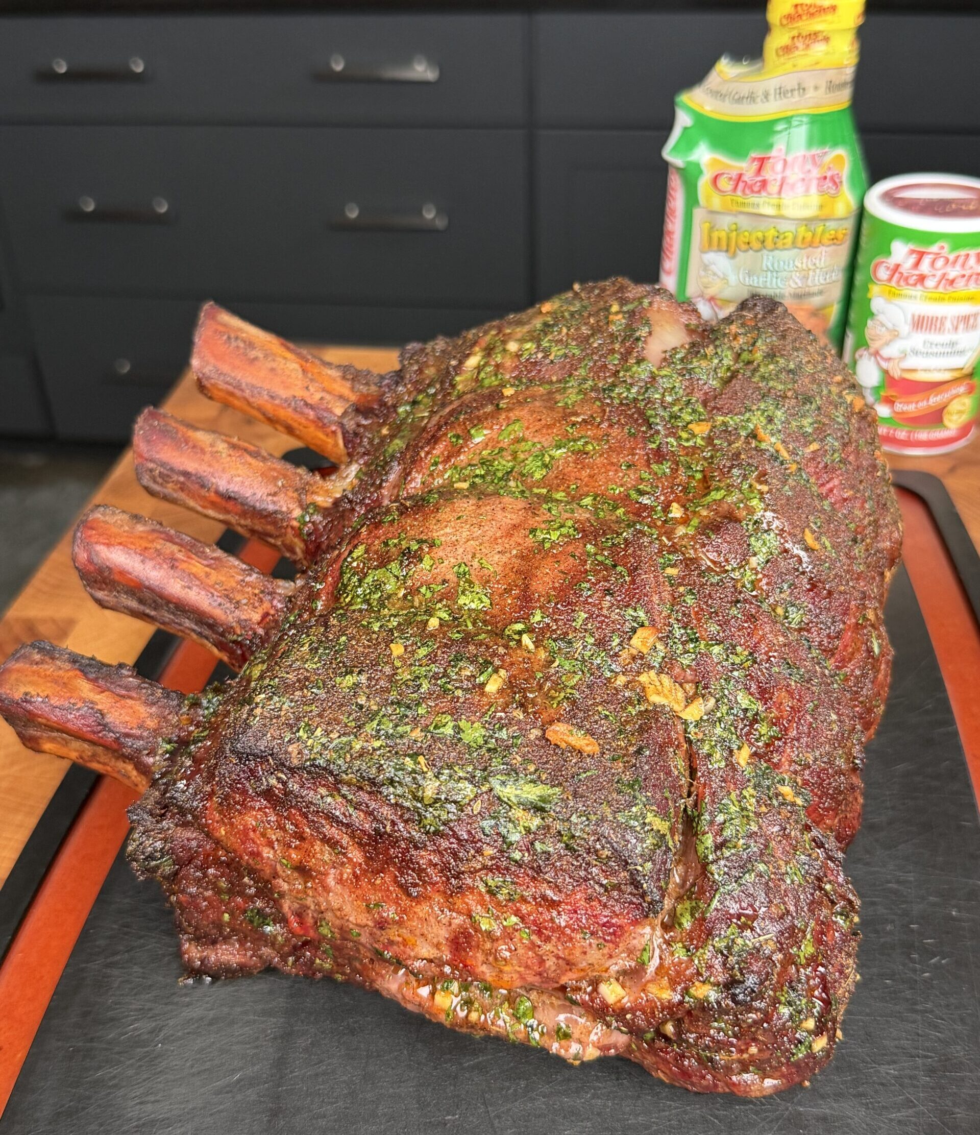 Garlic Herb Prime Rib