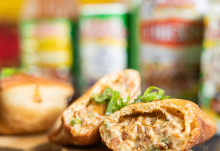 Andouille Onion Dip Stuffed Beignets