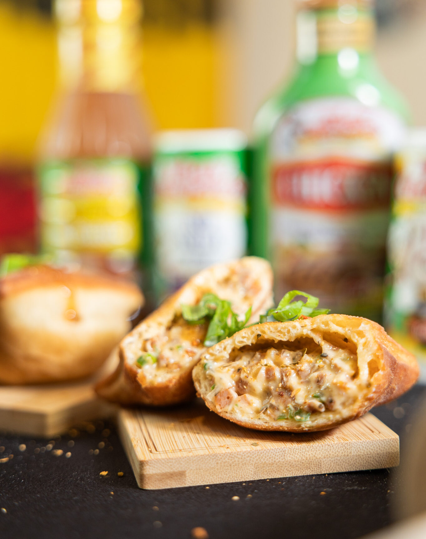 Andouille Onion Dip Stuffed Beignets