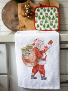 Tony Chachere's Santa Claus Tea Towel