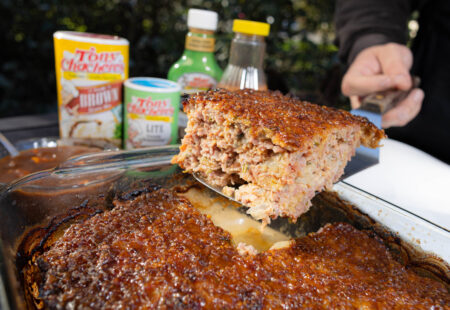 Holiday Ham Loaf with Brown Tomato Gravy
