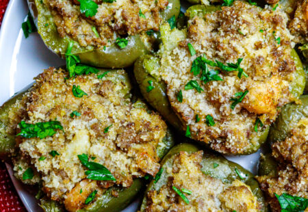 New Orleans-Style Stuffed Bell Peppers