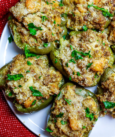 New Orleans-Style Stuffed Bell Peppers