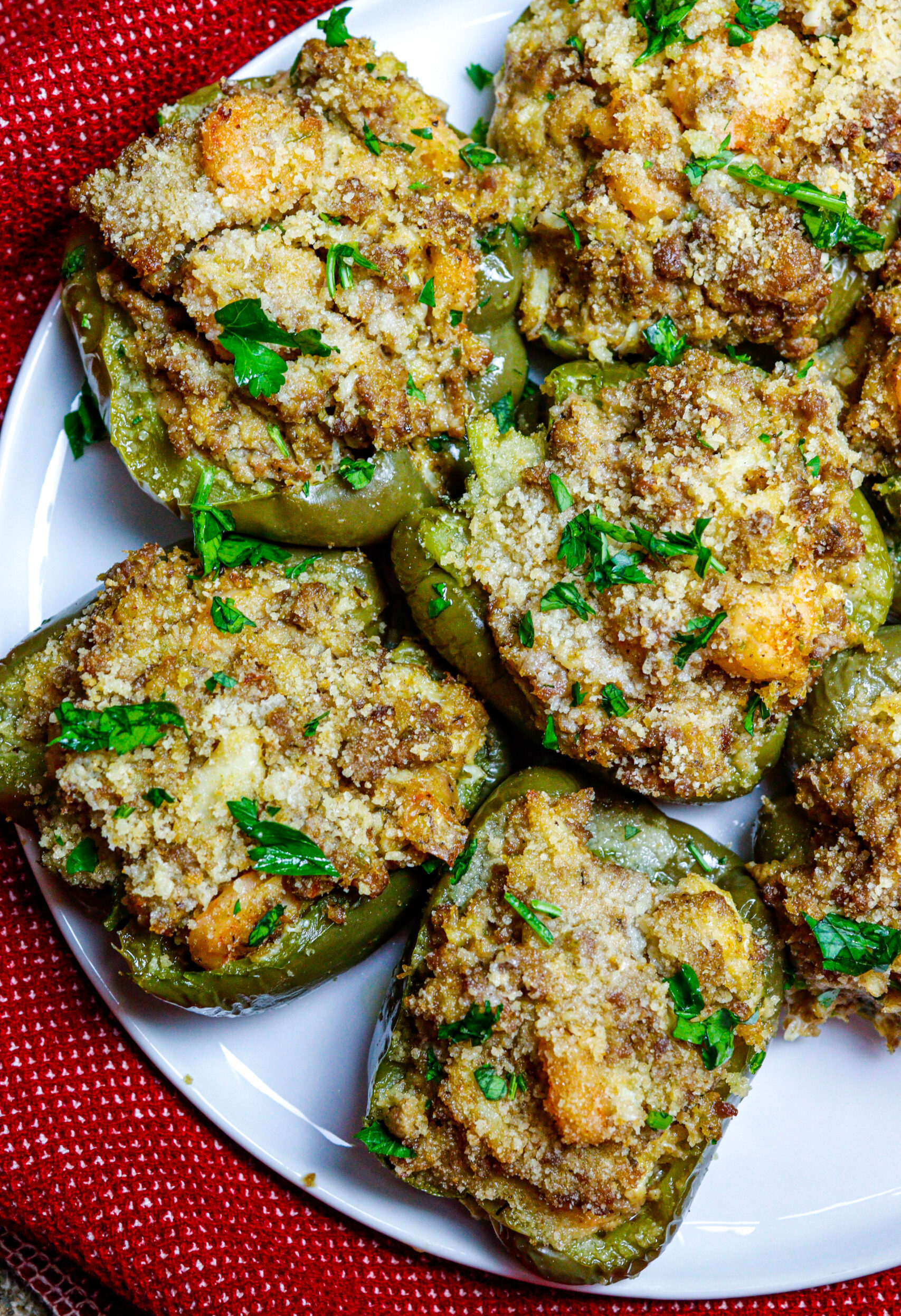 New Orleans-Style Stuffed Bell Peppers