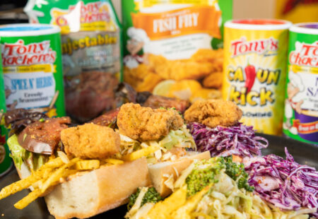 Injected Fried Oyster Sliders with Remoulade & “Mardi Slaw” 3 Ways