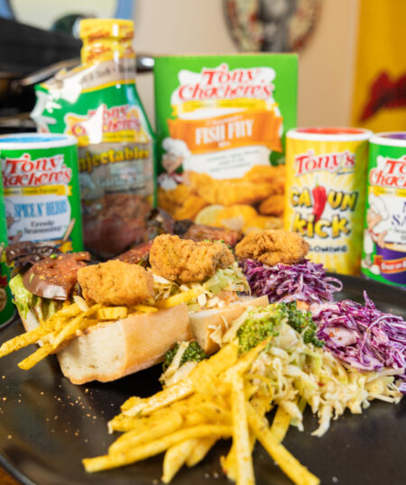 Injected Fried Oyster Sliders with Remoulade & “Mardi Slaw” 3 Ways