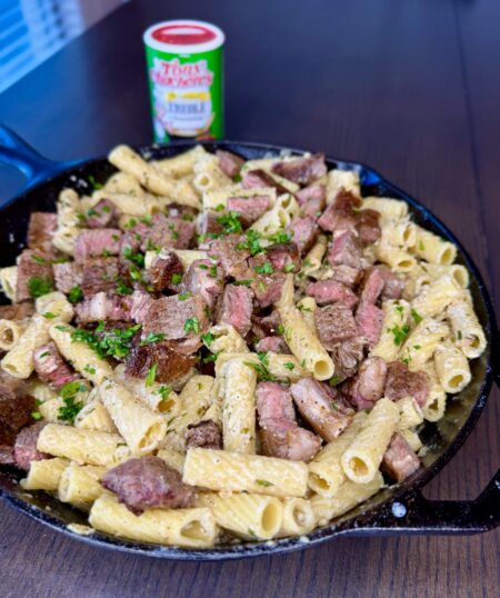 Cowboy Butter Steak Pasta