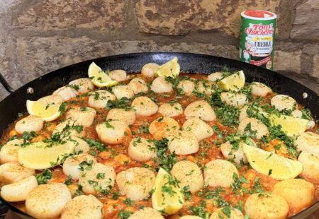 Cajun Valencian Seafood Paella