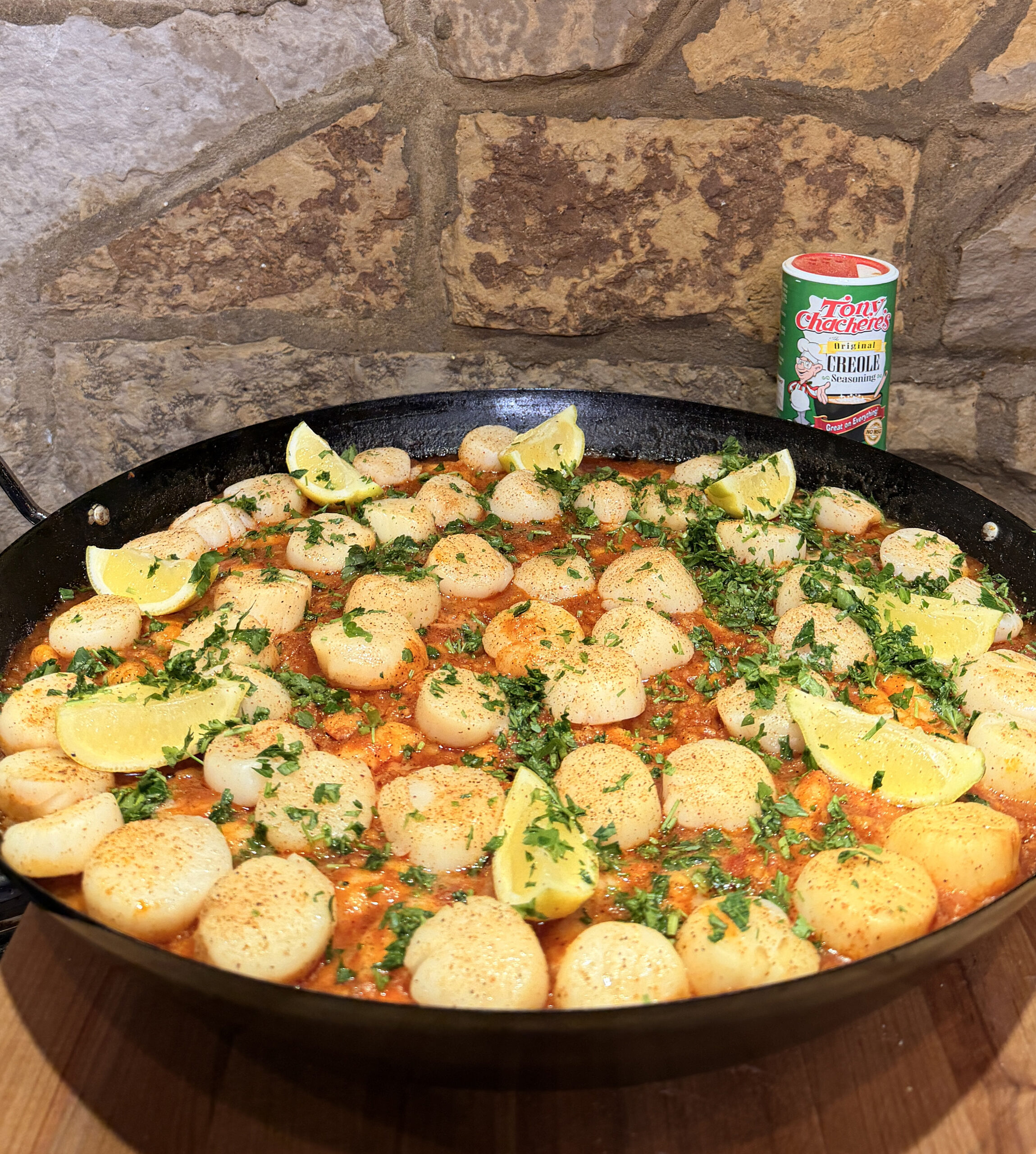 Cajun Valencian Seafood Paella
