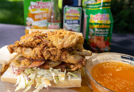 Blue Crab Po’Boy with Creole Aioli