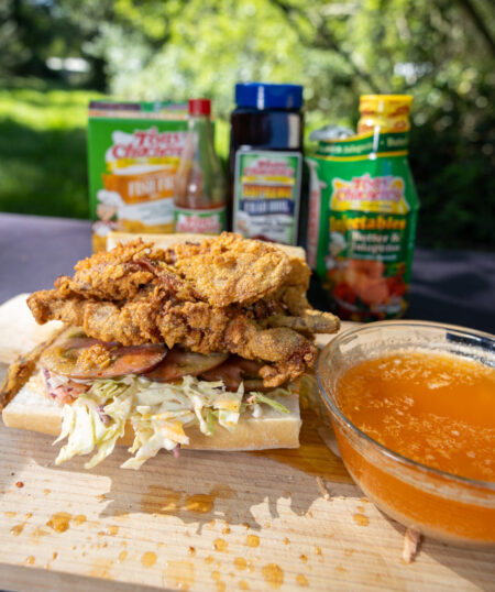 Blue Crab Po’Boy with Creole Aioli