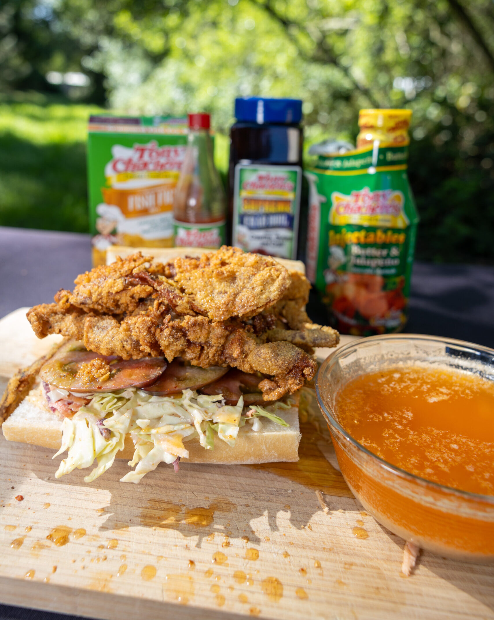 Blue Crab Po’Boy with Creole Aioli