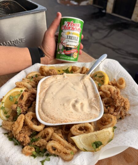 Fried Calamari with Cajun Lemon Aioli