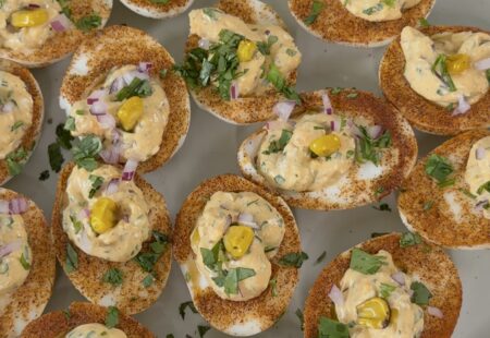 Street Corn Deviled Eggs