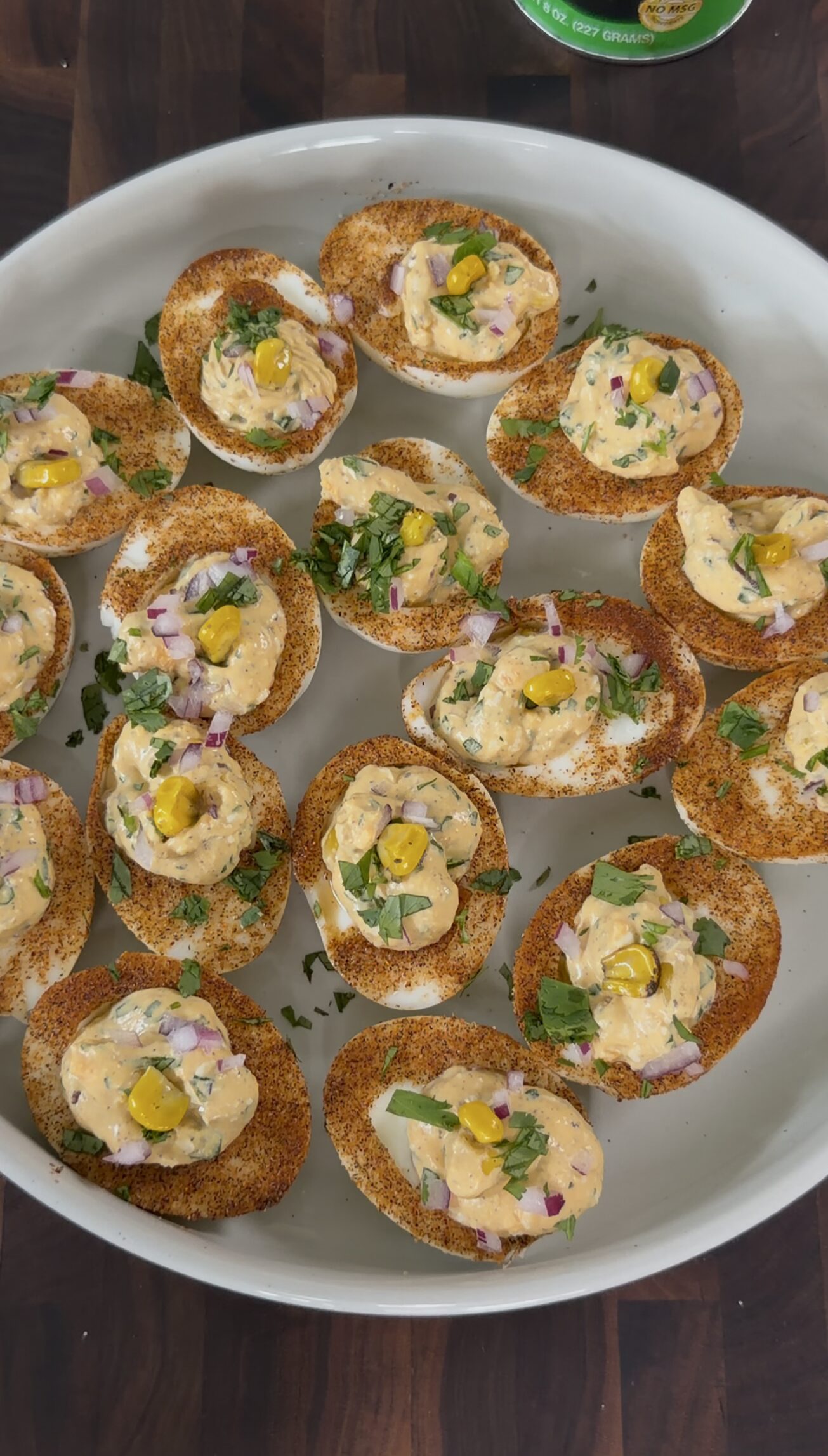 Street Corn Deviled Eggs