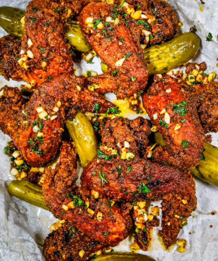 Fried Garlic Butter Wings