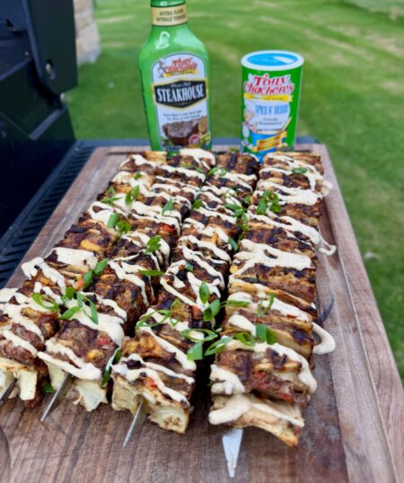 Steakhouse Tortilla Kabobs