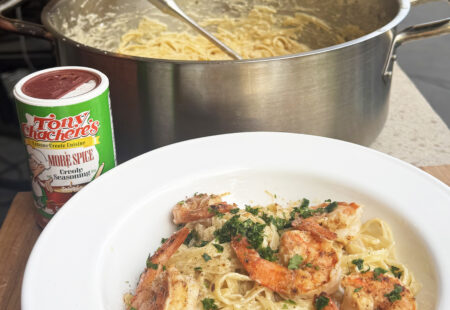 Creamy Grilled Shrimp Alfredo