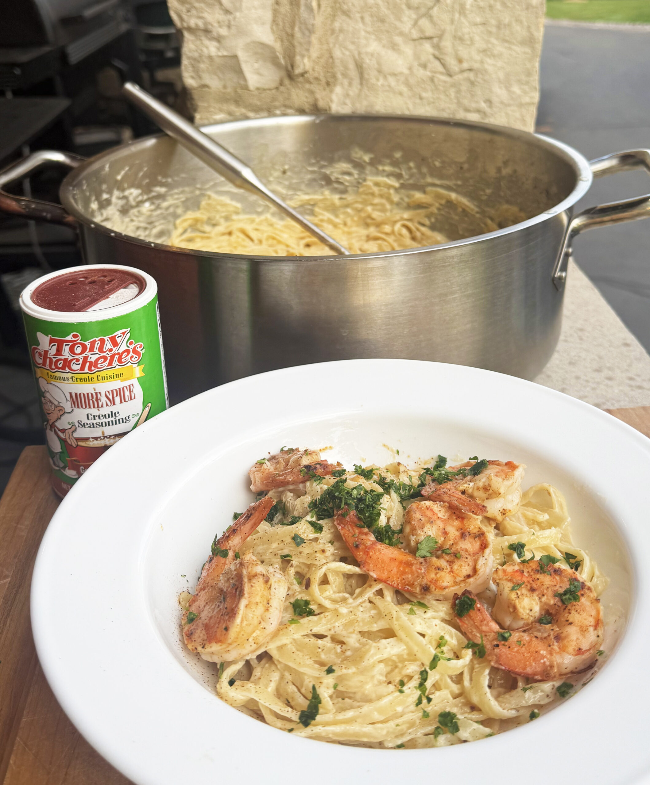 Creamy Grilled Shrimp Alfredo