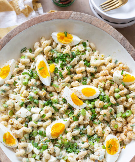 Deviled Egg Pasta Salad