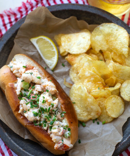 Grilled Cajun Lobster Rolls