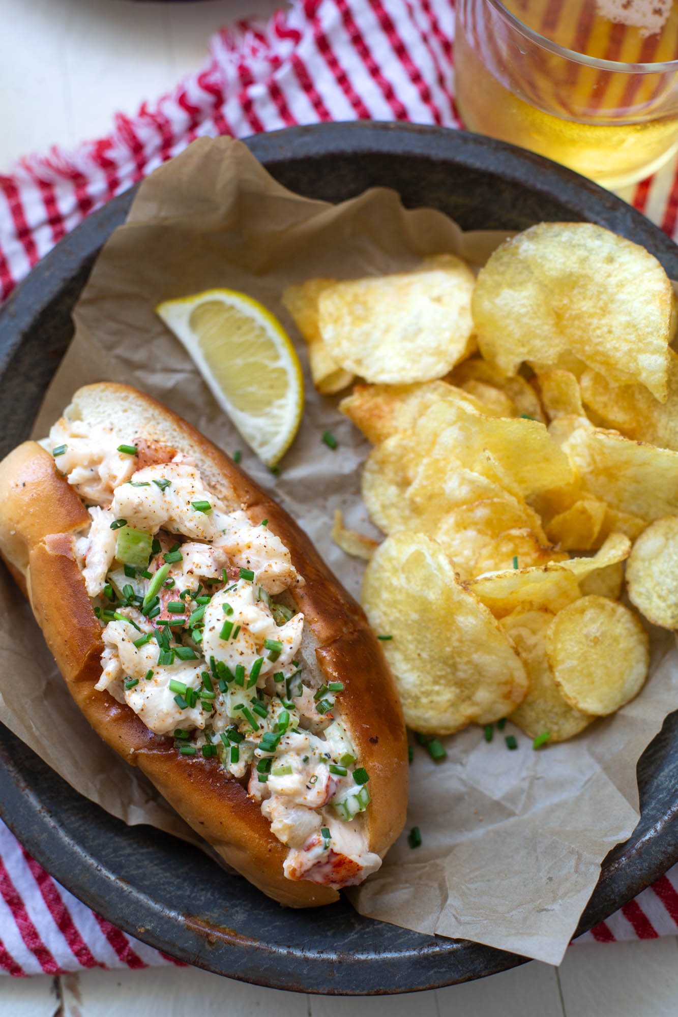 Grilled Cajun Lobster Rolls