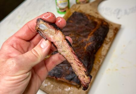 Honey Bacon Smoked Spare Ribs