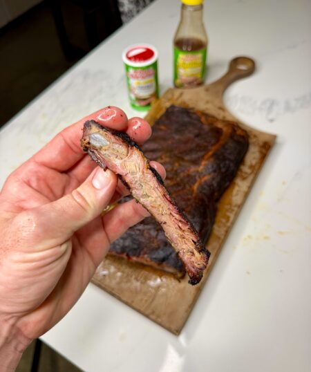 Honey Bacon Smoked Spare Ribs