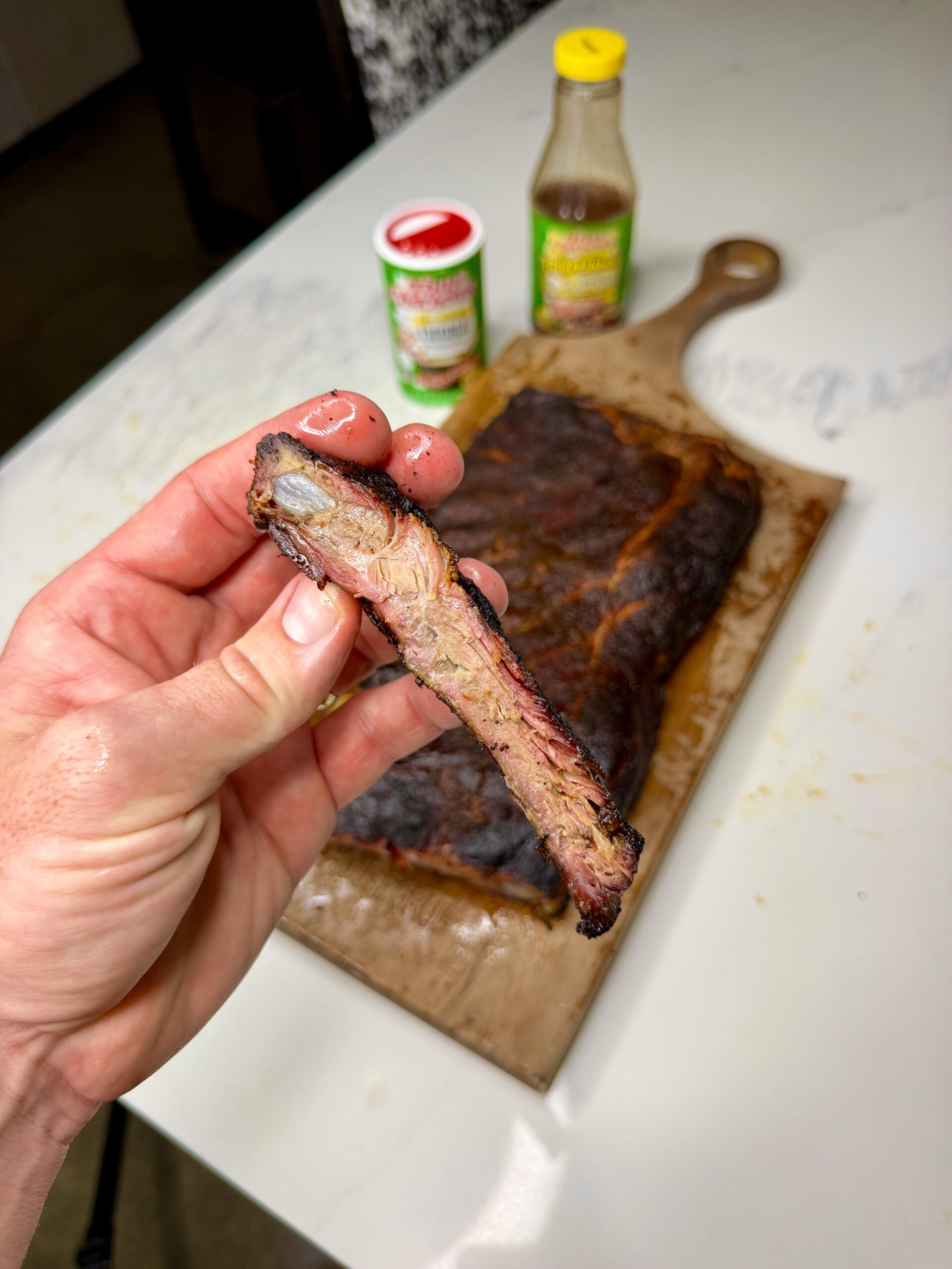 Honey Bacon Smoked Spare Ribs