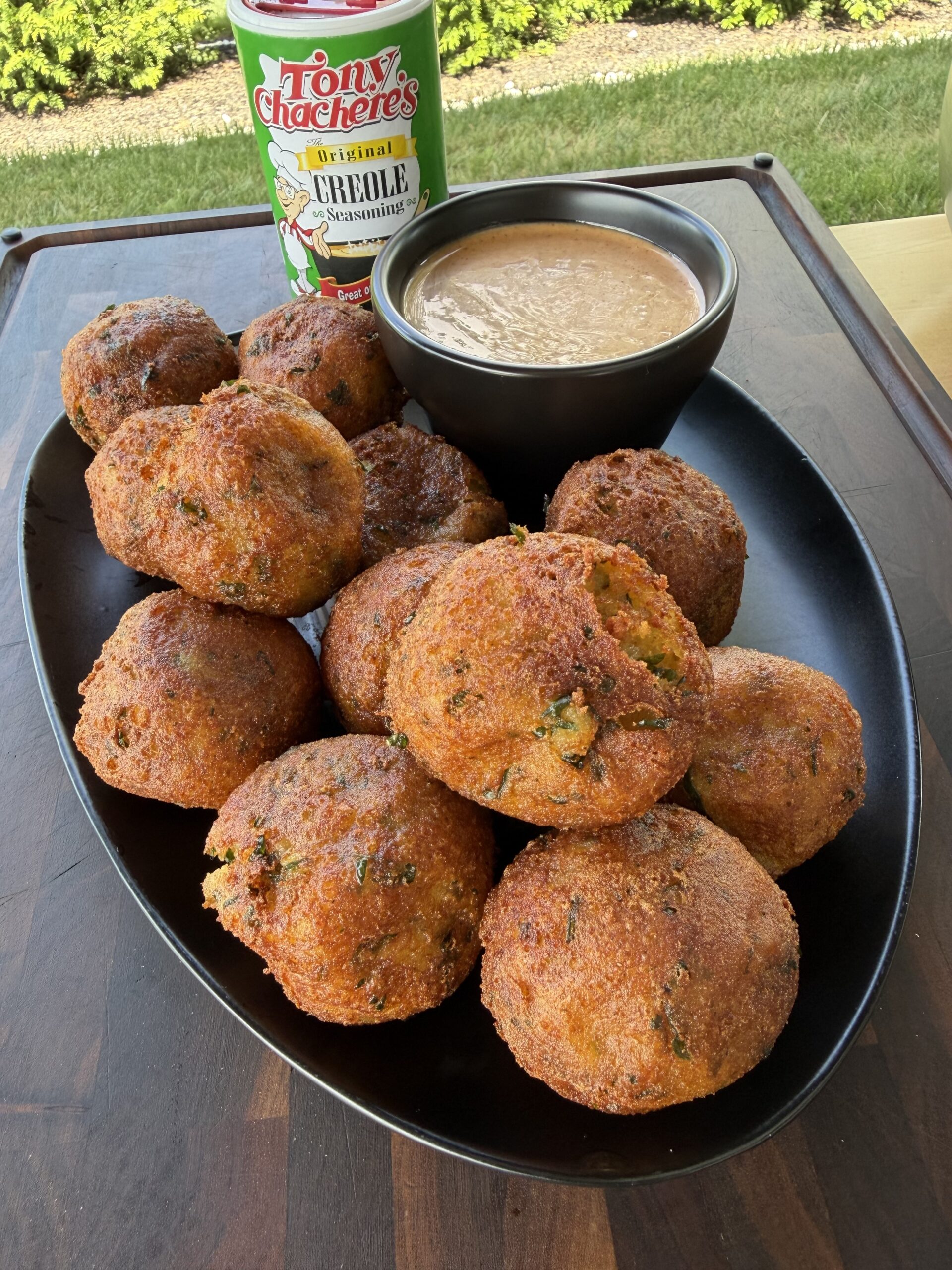 Cajun Cheese-Stuffed Potato Croquettes